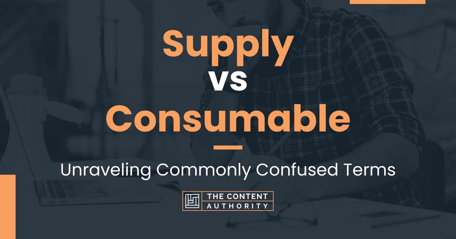 Supply vs Consumable Unraveling Commonly Confused Terms