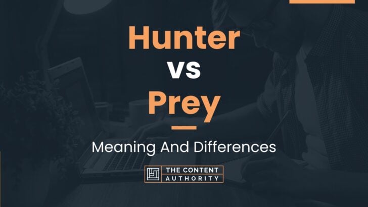 Hunter vs Prey: Meaning And Differences