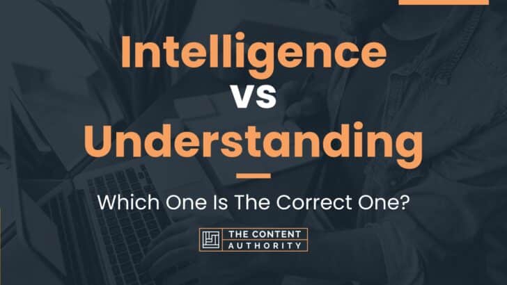 Intelligence Vs Understanding Which One Is The Correct One intelligence-vs-understanding-which-one-is-the-correct-one
