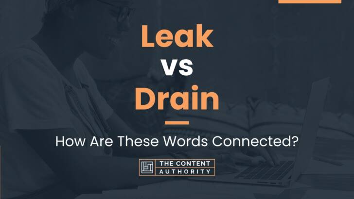 leak-vs-drain-how-are-these-words-connected