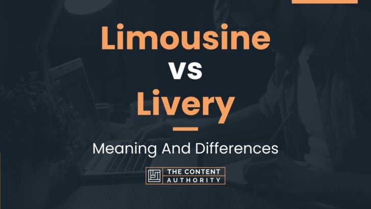 Limousine vs Livery: Meaning And Differences