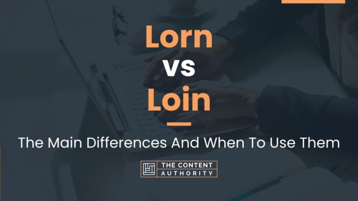 Lorn vs Loin: The Main Differences And When To Use Them