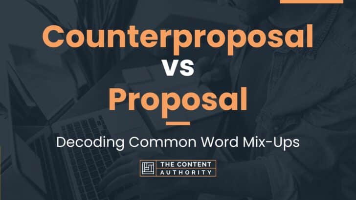 Counterproposal vs Proposal: Decoding Common Word Mix-Ups