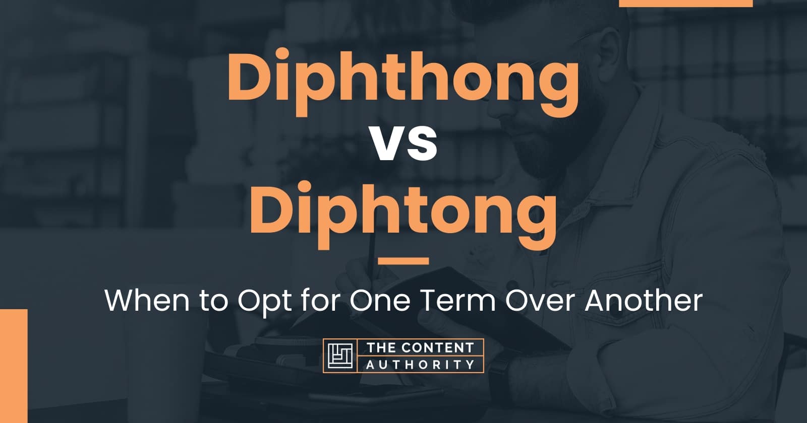 Diphthong vs Diphtong: When to Opt for One Term Over Another