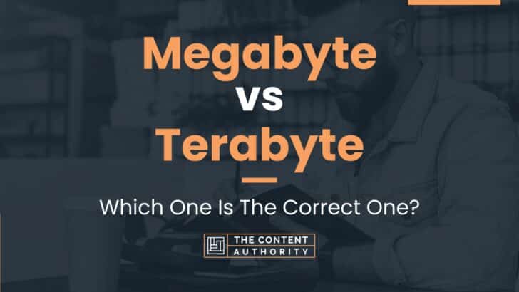 Megabyte vs Terabyte: Which One Is The Correct One?