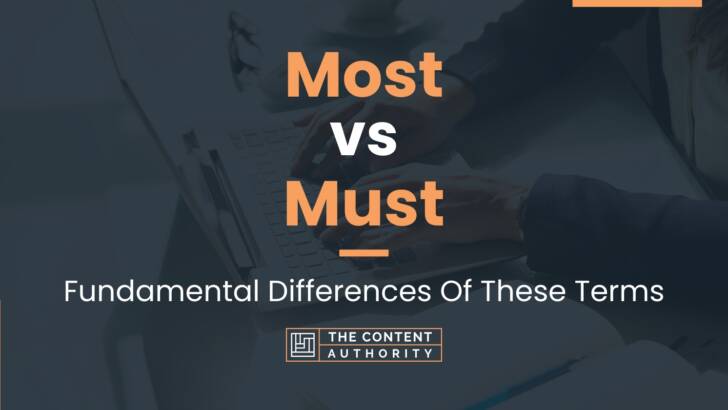 Most vs Must: Fundamental Differences Of These Terms