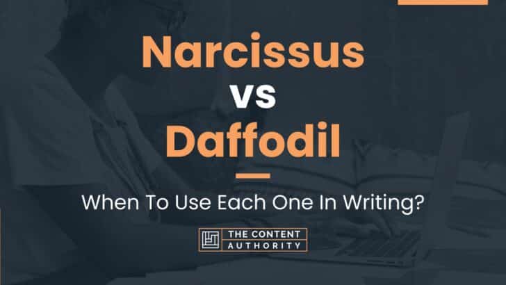 Narcissus vs Daffodil: When To Use Each One In Writing?