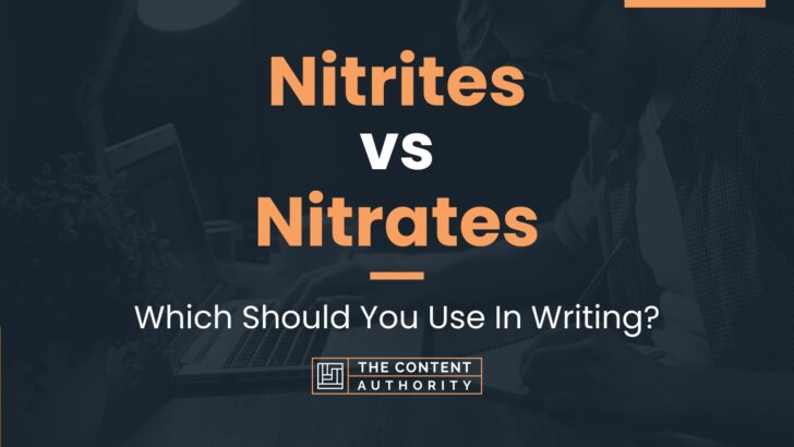 Nitrites Vs Nitrates Which Should You Use In Writing 8961