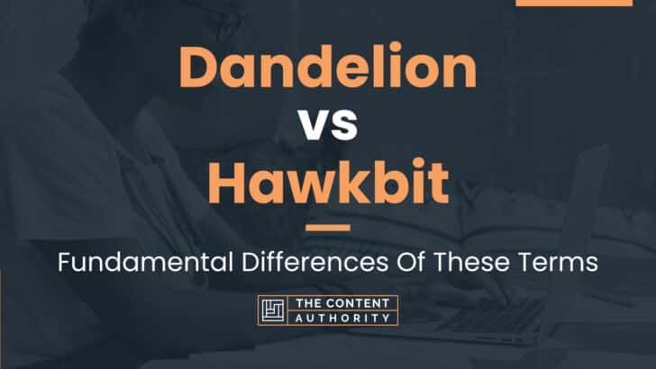 Dandelion vs Hawkbit: Fundamental Differences Of These Terms