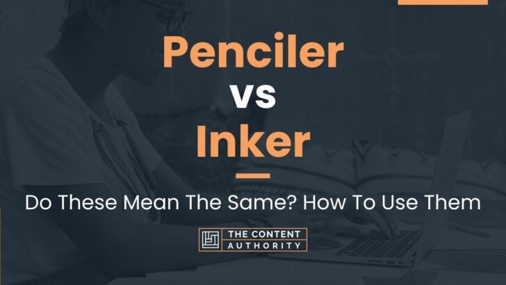 Penciler vs Inker: Do These Mean The Same? How To Use Them