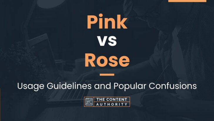 Pink vs Rose: Usage Guidelines and Popular Confusions