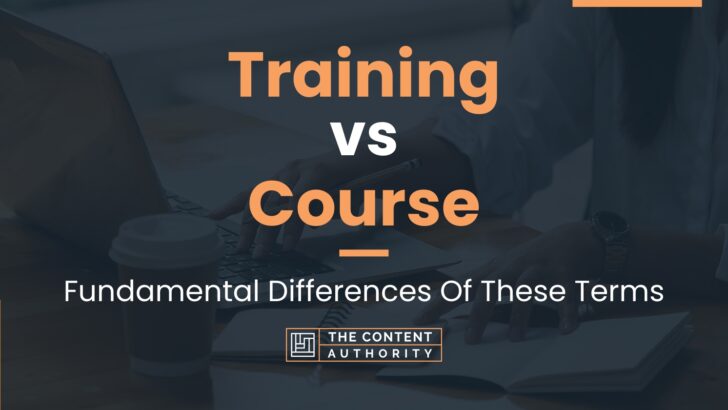 Training vs Course: Fundamental Differences Of These Terms