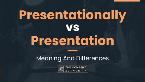 presentation vs presentation