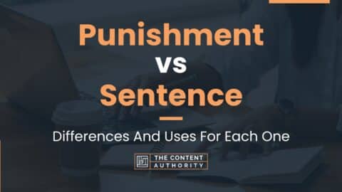 Punishment vs Sentence: Differences And Uses For Each One