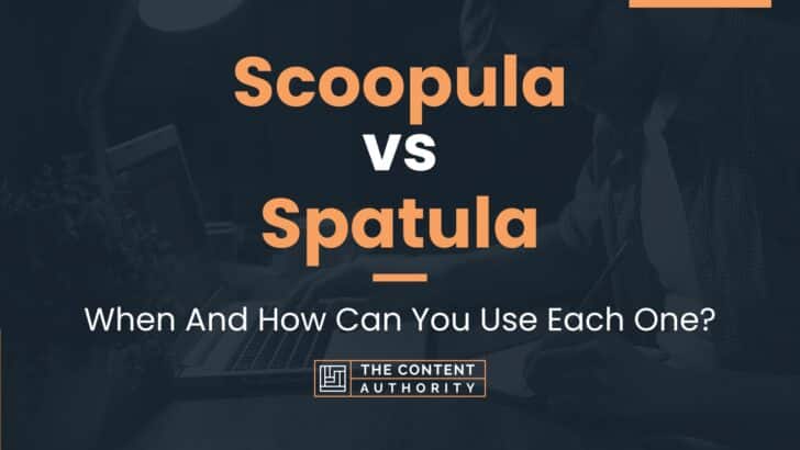 Scoopula vs Spatula: When And How Can You Use Each One?