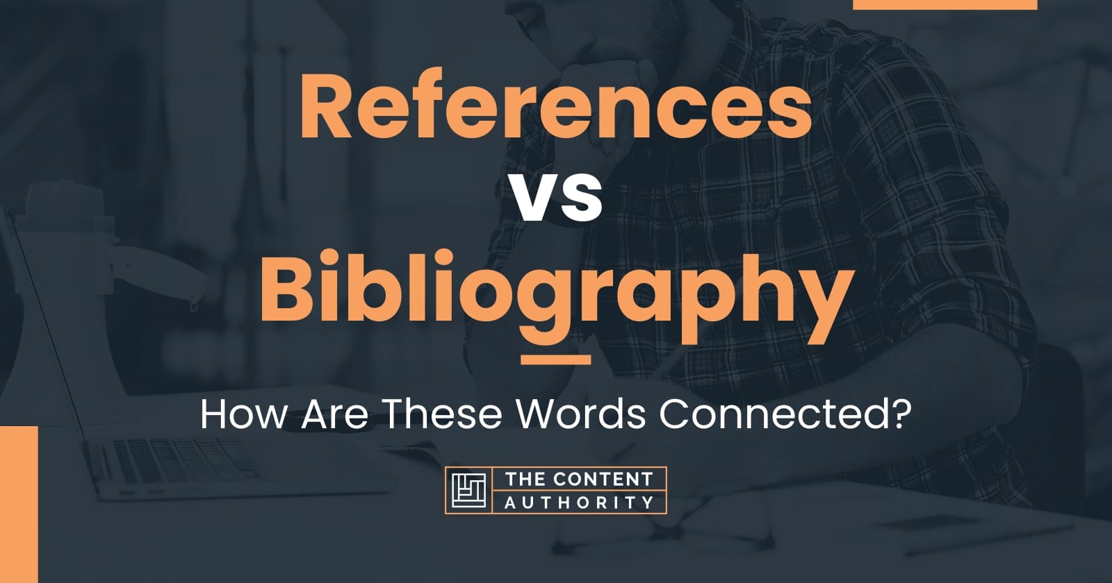 difference between references and bibliography in research
