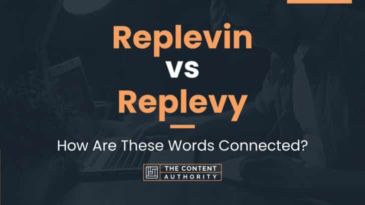 Replevin vs Replevy: How Are These Words Connected?