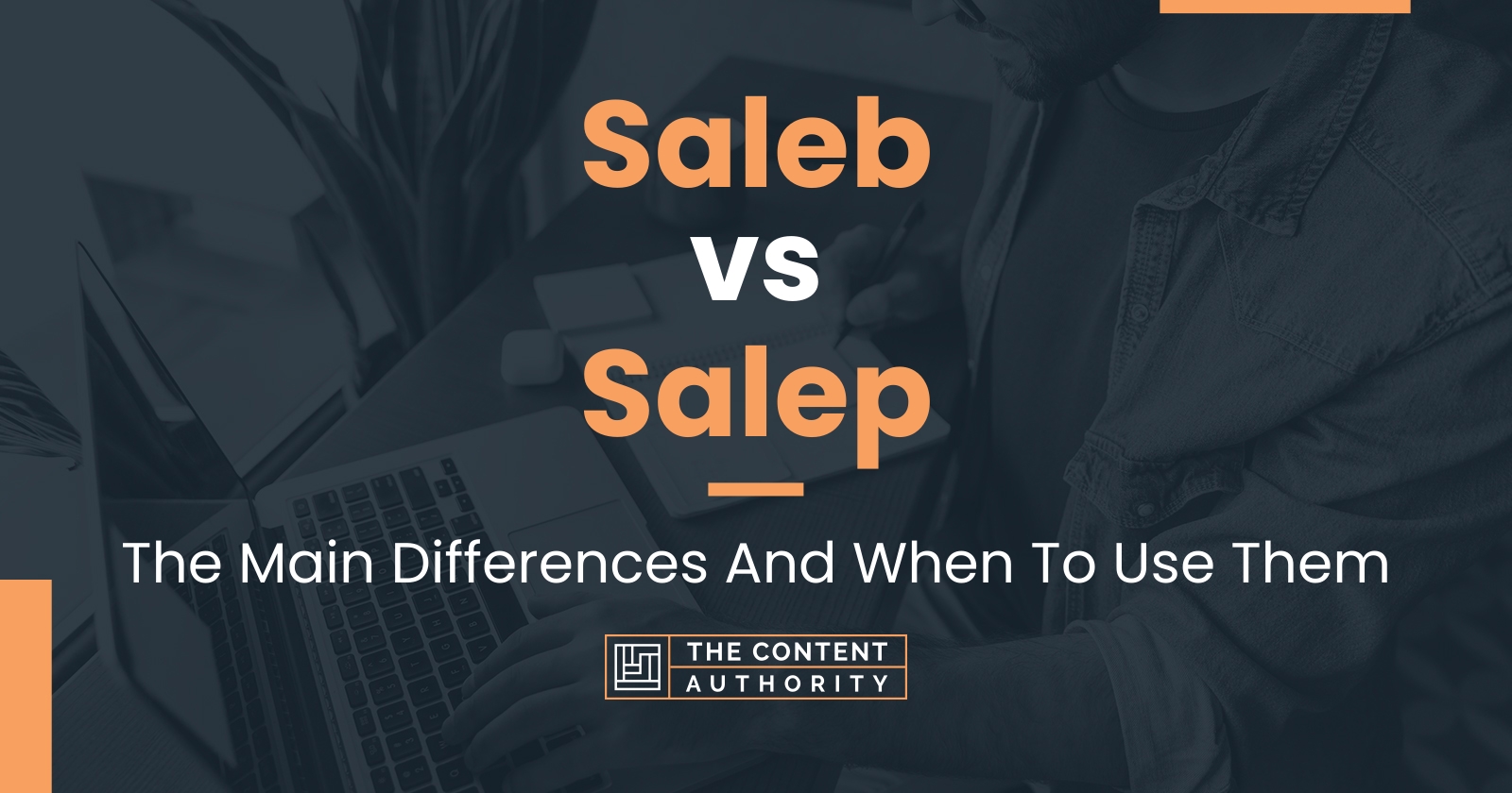 Saleb vs Salep: The Main Differences And When To Use Them