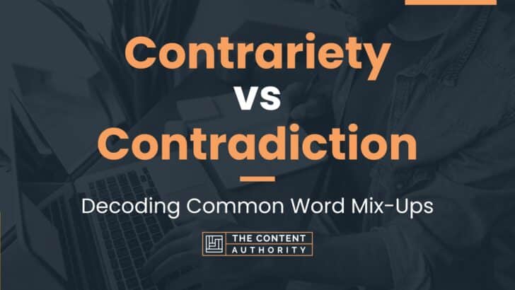 Contrariety vs Contradiction: Decoding Common Word Mix-Ups