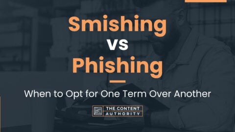 Smishing vs Phishing: When to Opt for One Term Over Another