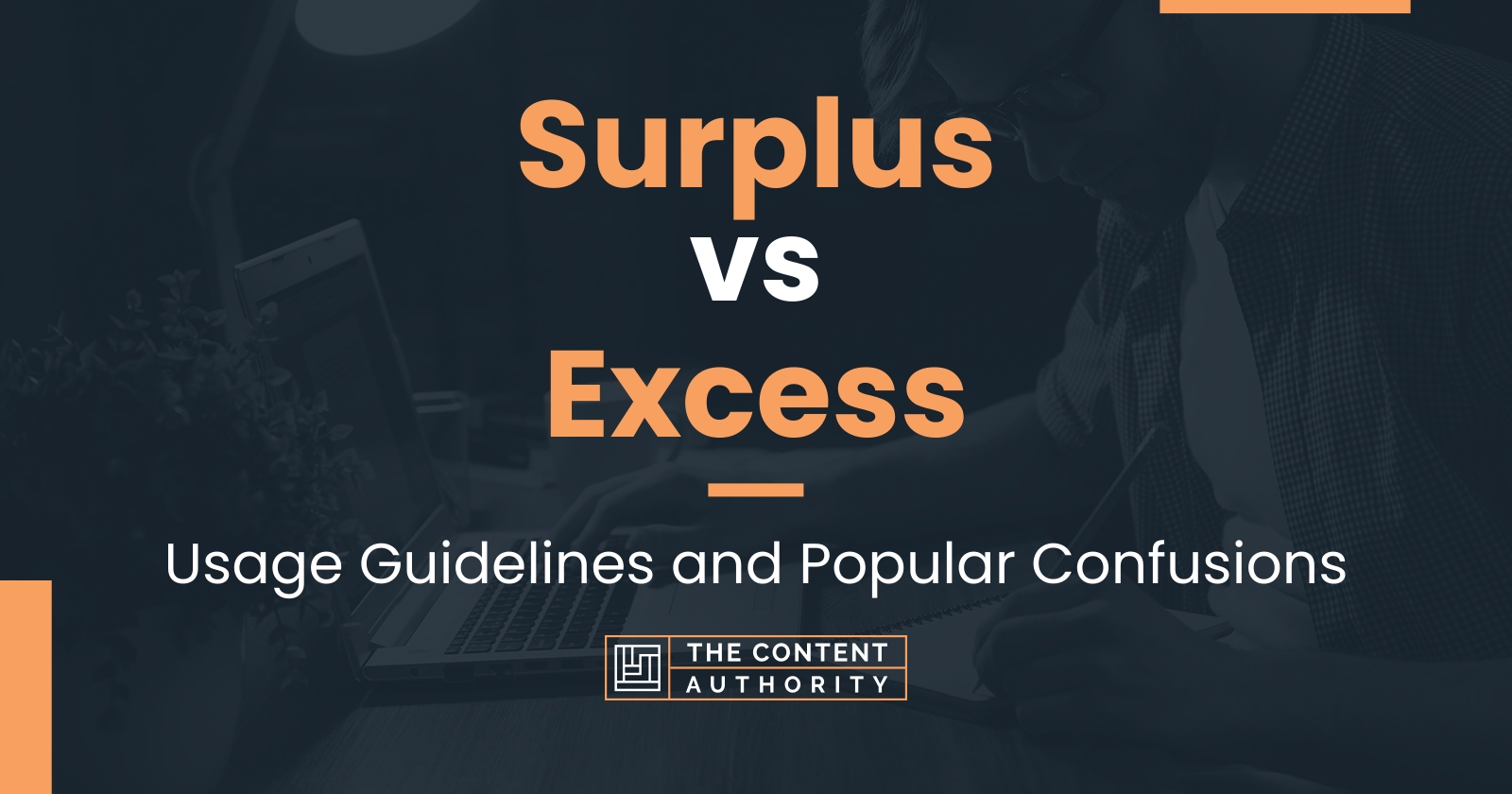 Surplus Vs Excess