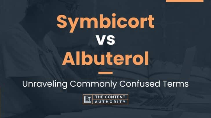 Symbicort Vs Albuterol: Unraveling Commonly Confused Terms