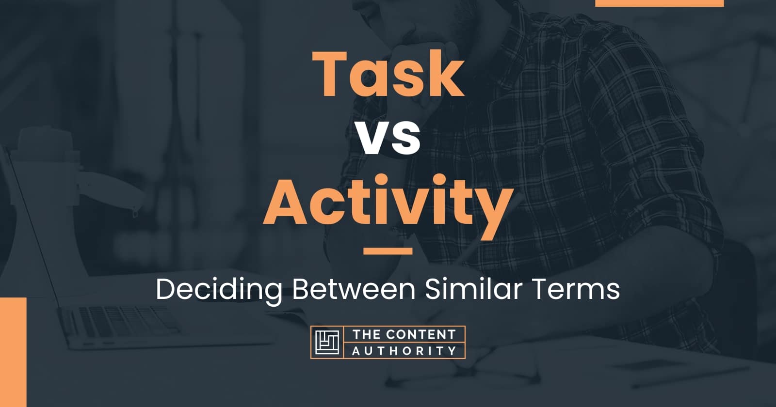 project task vs activity