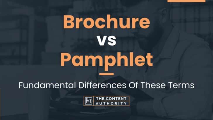 Brochure vs Pamphlet: Fundamental Differences Of These Terms