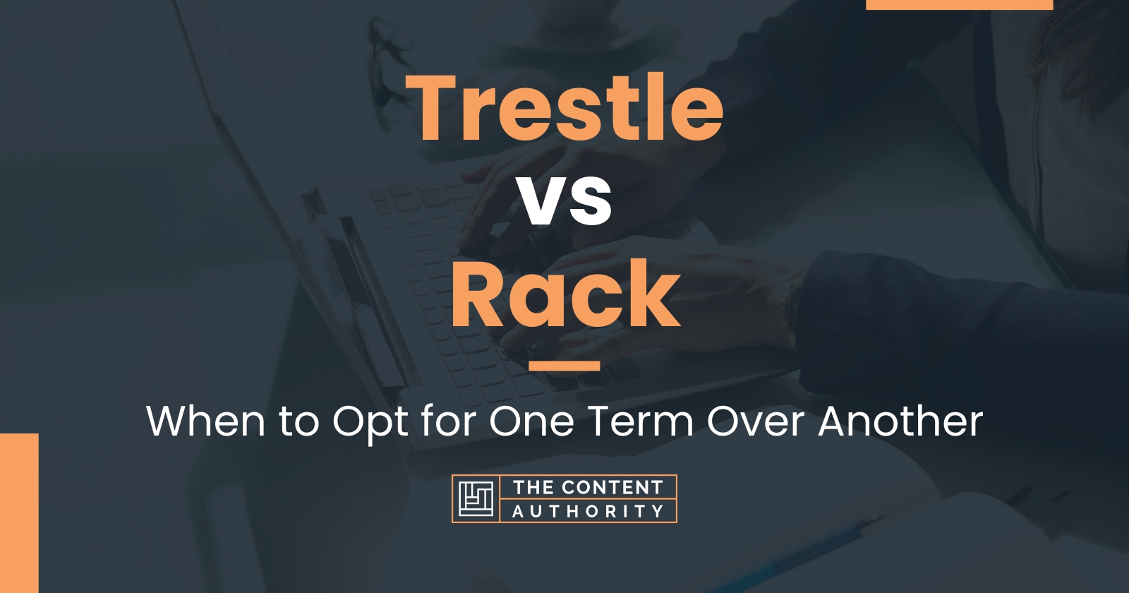 Trestle vs Rack When to Opt for One Term Over Another