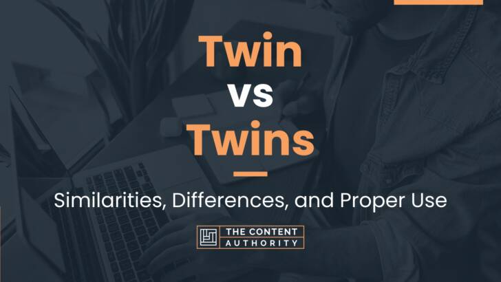 Twin vs Twins: Similarities, Differences, and Proper Use