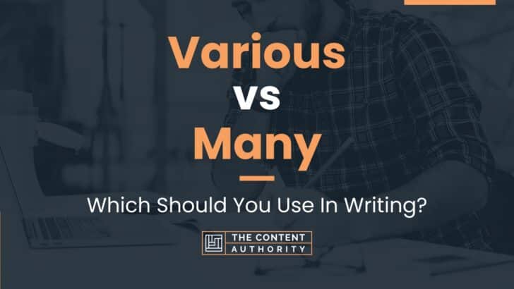 various-vs-many-which-should-you-use-in-writing