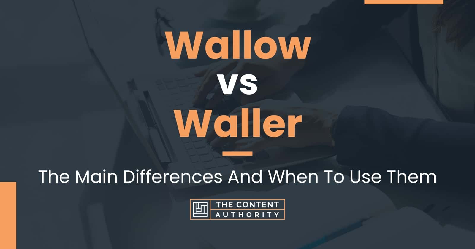 Wallow Vs Waller The Main Differences And When To Use Them