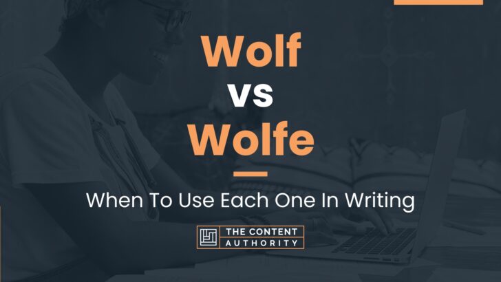 wolf vs wolfe