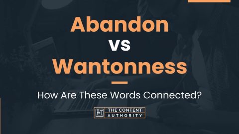 Abandon vs Wantonness: How Are These Words Connected?