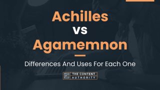 Achilles vs Agamemnon: Differences And Uses For Each One