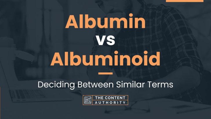 Albumin vs Albuminoid: Deciding Between Similar Terms