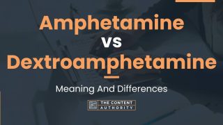 Amphetamine vs Dextroamphetamine: Meaning And Differences