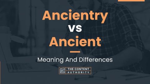 Ancientry vs Ancient: Meaning And Differences