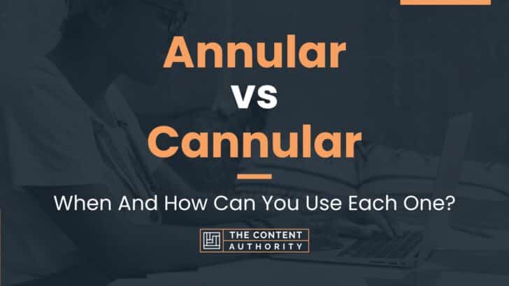 Annular vs Cannular: When And How Can You Use Each One?