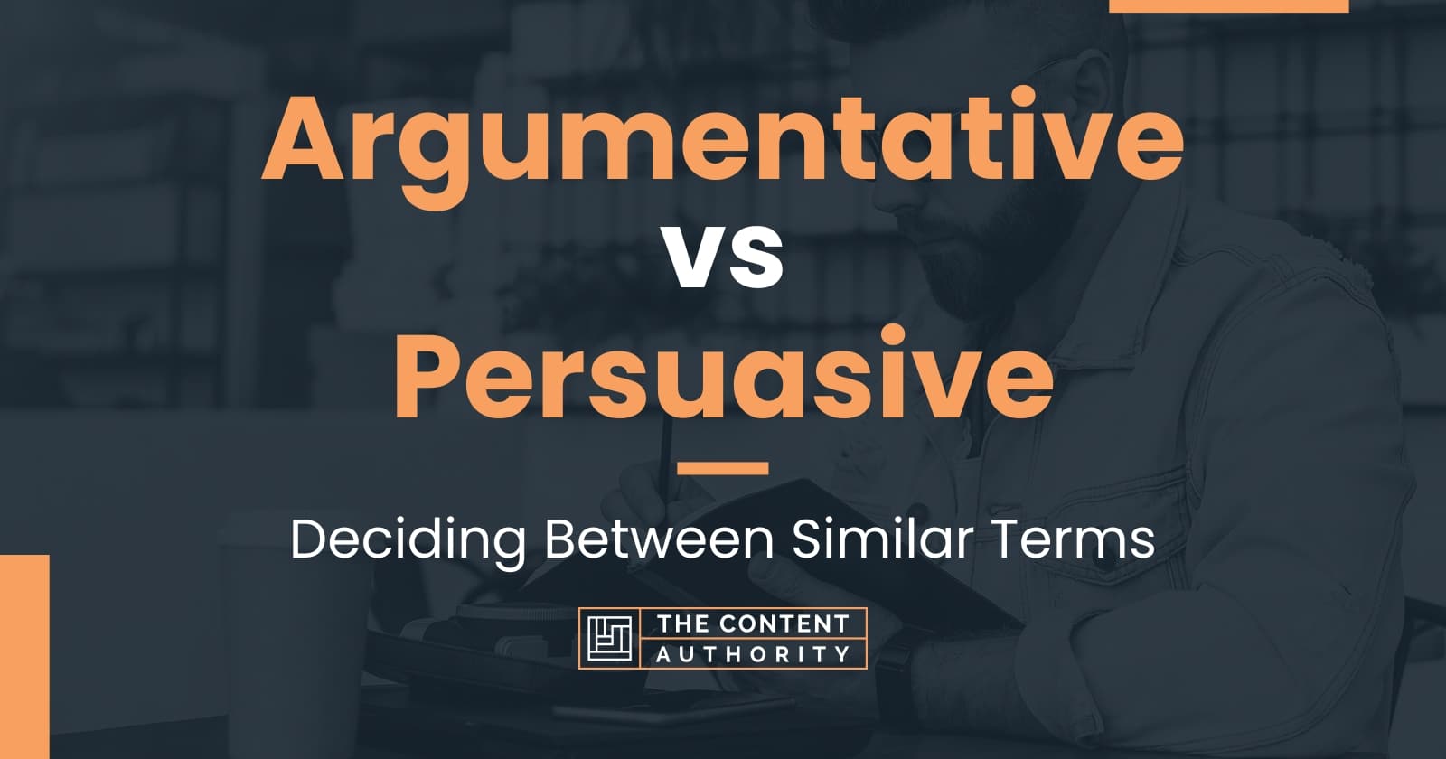 persuasive speech vs argumentative speech