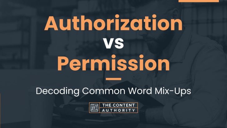 Authorization Vs Permission