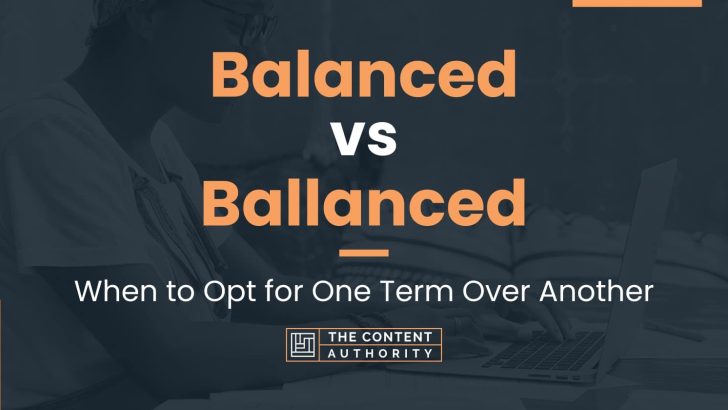 balanced vs ballanced