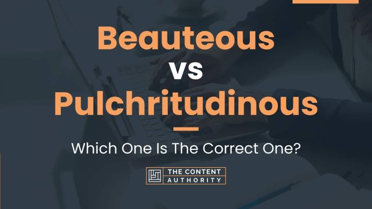 Beauteous vs Pulchritudinous: Which One Is The Correct One?
