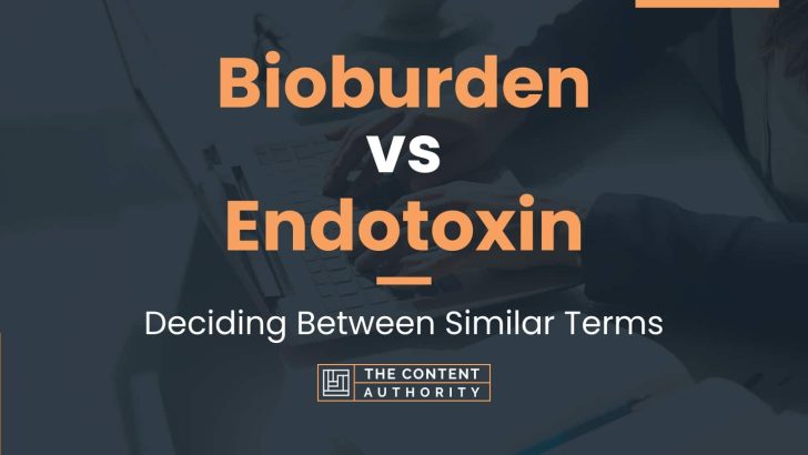 Bioburden and endotoxin relationship