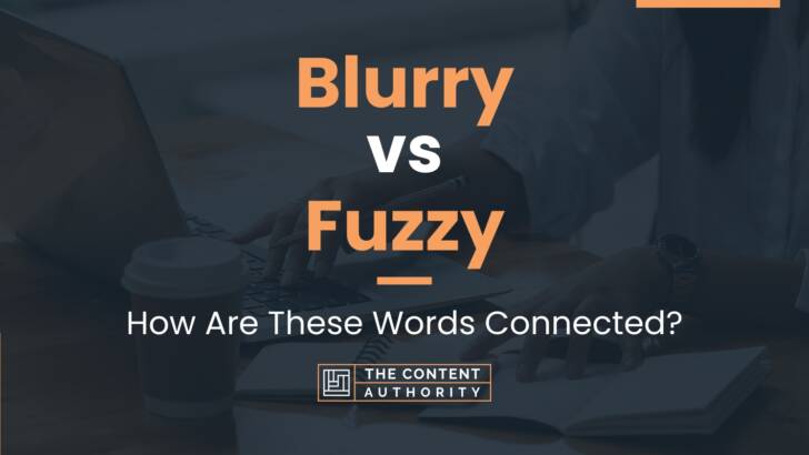 Blurry vs Fuzzy: How Are These Words Connected?