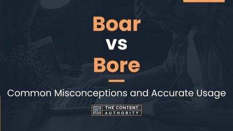 Boar vs Bore: Common Misconceptions and Accurate Usage