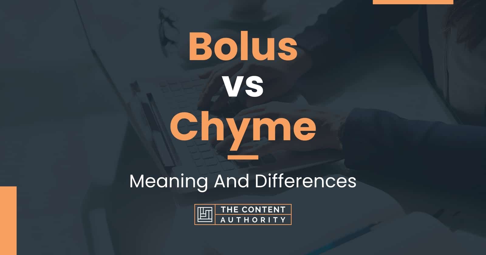 Bolus vs Chyme: Meaning And Differences