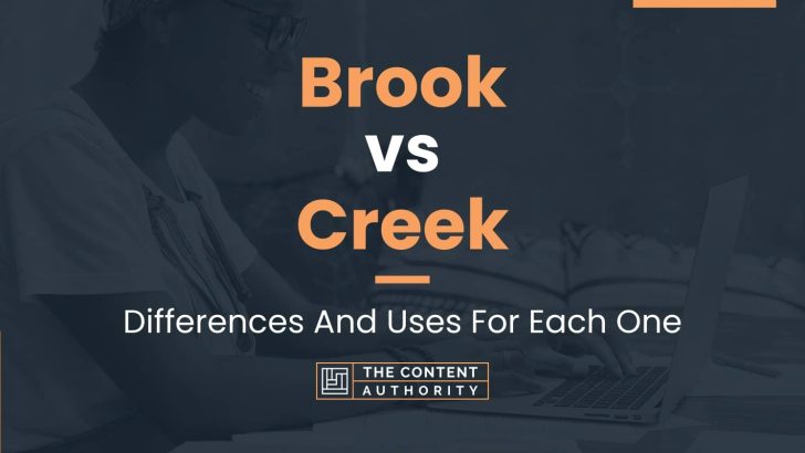 Brook vs Creek: Differences And Uses For Each One