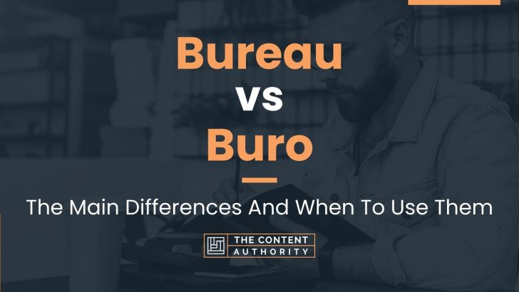 Bureau vs Buro: The Main Differences And When To Use Them
