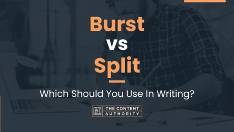Burst vs Split: Which Should You Use In Writing?